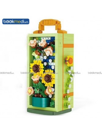Đồ Chơi Lắp Ráp Mô Hình Hộp Trang Sức Hoa Hướng Dương (Jewelry Box Sunflower) Hãng Loz